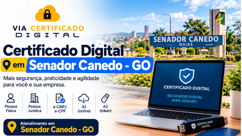Certificado Digital em Senador Canedo